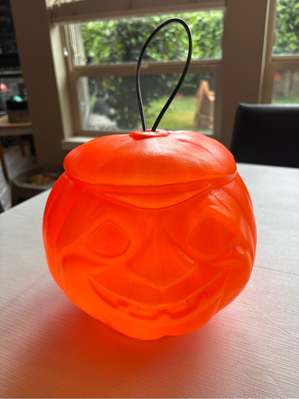 Vintage JOL Halloween Blow Mold Candy Bucket